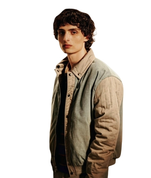 Stranger Things Season 05 Mike Wheeler Grey Bomber Jacket
