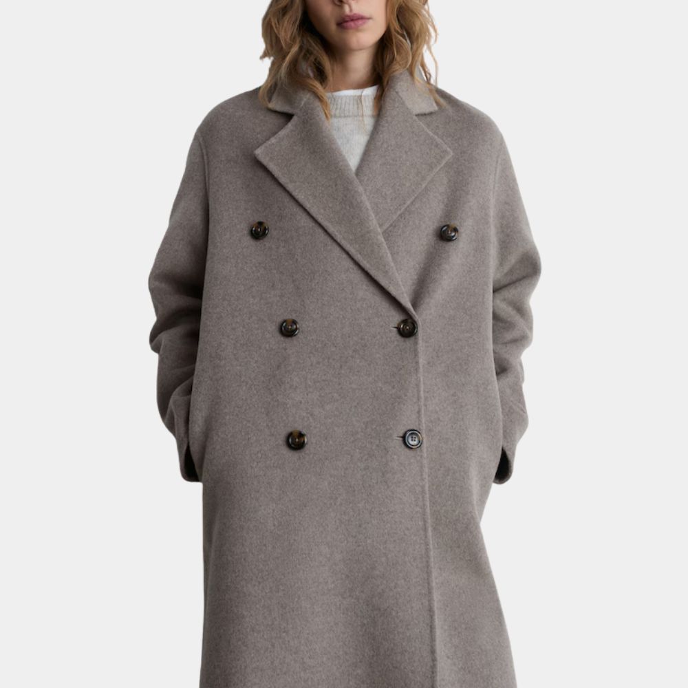 Verity 2026 Dakota Johnson (Lowen Ashleigh) Wool Trench Coat - Front View