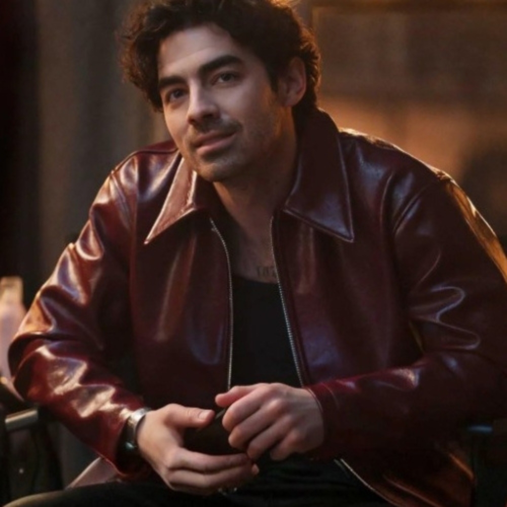 A Very Jonas Christmas Movie Joe Jonas Leather Jacket