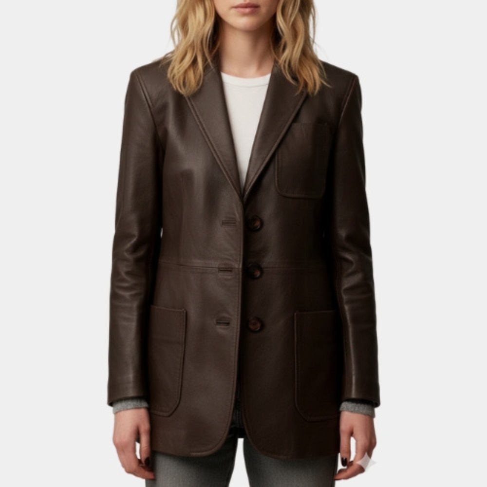 Scream 7 Isabel May Leather Blazer