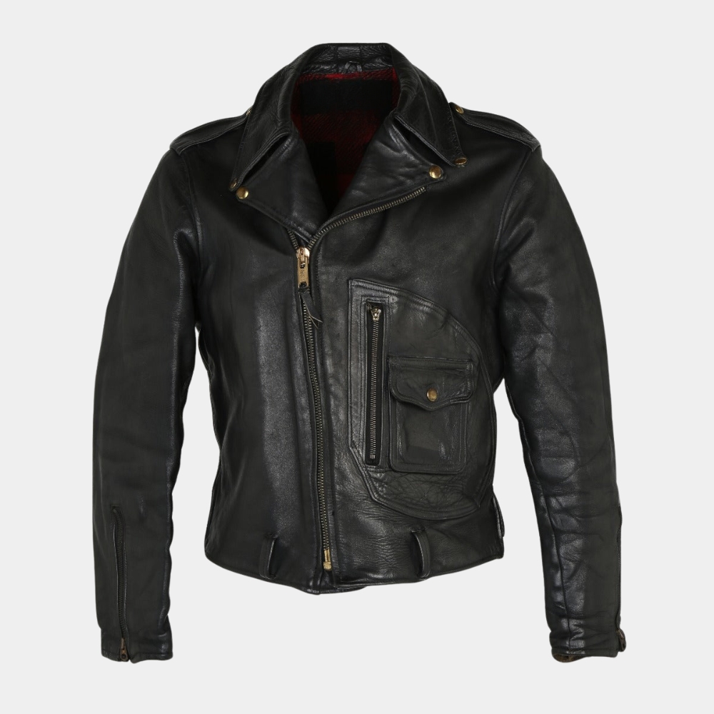 Camp Rock 3 Joe Jonas Black Leather Jacket