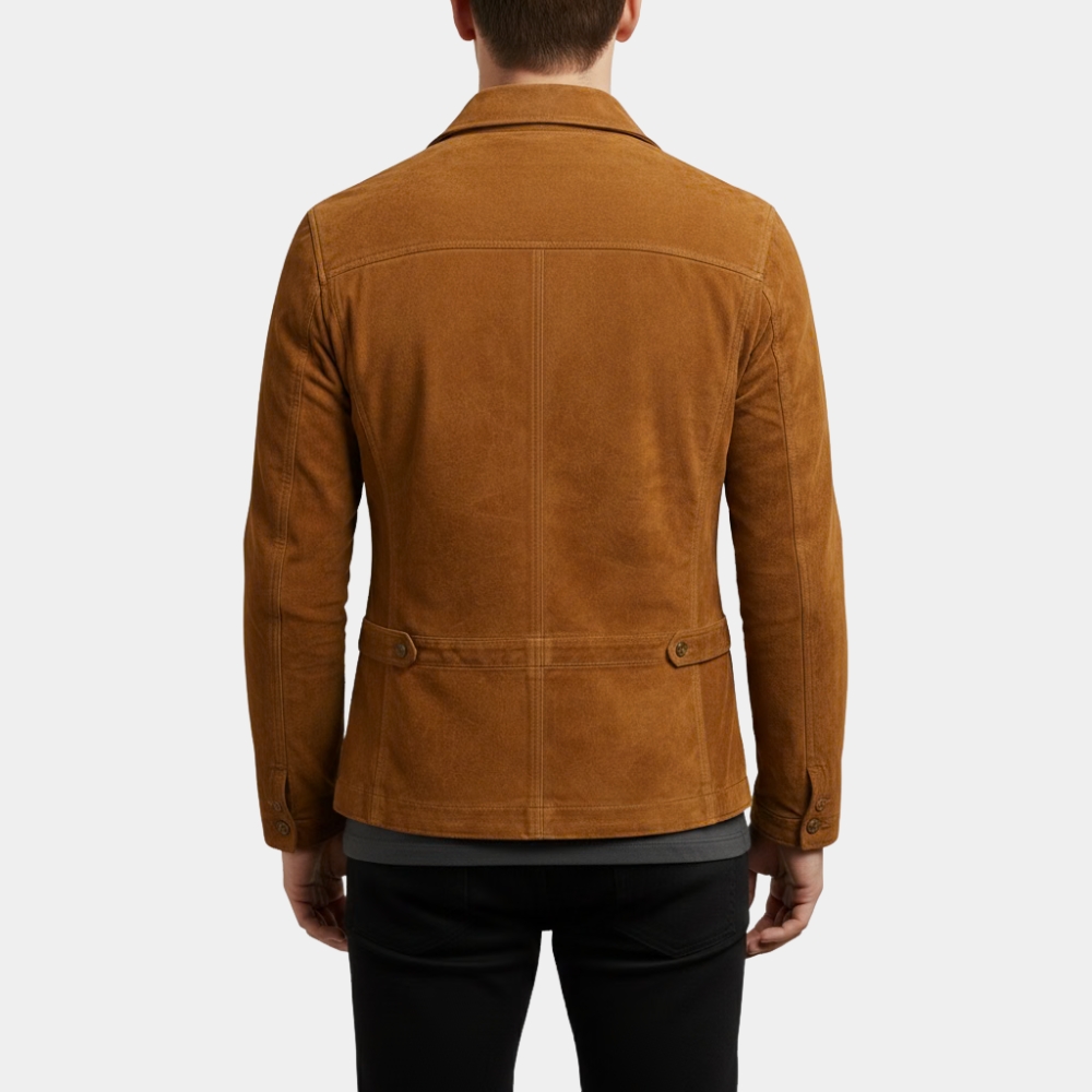 The Adventures Of Cliff Booth Brad Pitt Brown Jacket