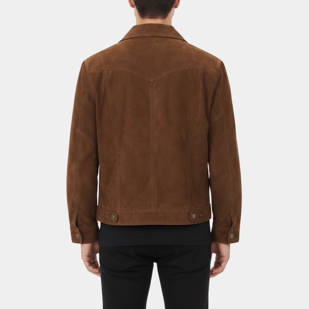 The Adventures Of Cliff Booth Brad Pitt Suede Jacket